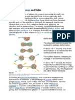 Fundamental Forces: and Fields