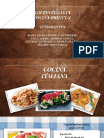 Cocina Italiana y Oriental - Brigada 1