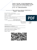 Asociacion Civil Universidad de Ciencias Y Humanidades Uch: Boleta de Venta Electrónica B005 - 00019006