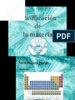 Clasificacion de La Materia