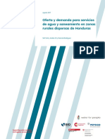 Informe - Estudio - Oferta - y - Demanda - AGUa en Zonas Rurales HONDURAS