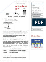 Polarización Del SCR - Rectificador Controlado de Silicio - Práctica de Laboratorio Con Circuito