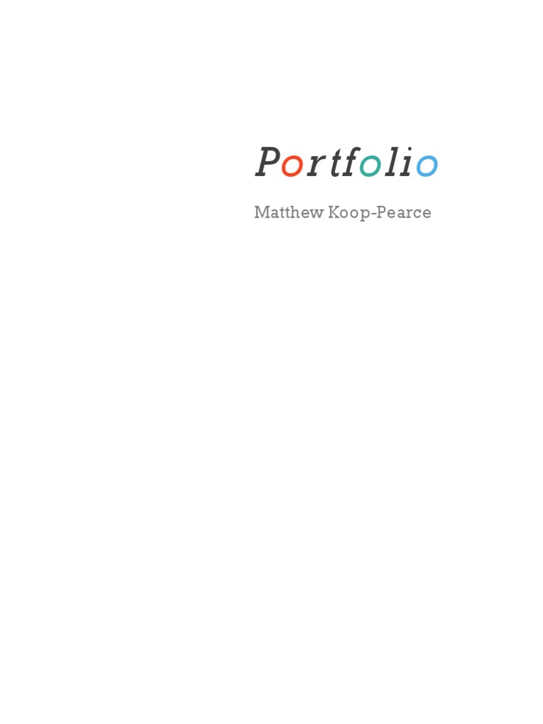 Matthew Koop-Pearce: Urban Art & Design Portfolio | PDF | Parks | City