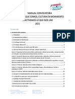 Manual Convocatoria Comparte Lo Que Somos - Cultura en Movimiento Reactivemos Lo Que Nos Une 2021