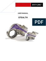 USER MANUAL FOR STEALTH HYDRAULIC TORQUE WRENCH