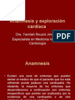 Anamnesis y Exploracic3b3n Cardc3adaca