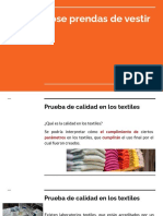 Calidad en Los Textiles