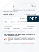 Relatório de consultas ao CPF emitido em 01/10/2021