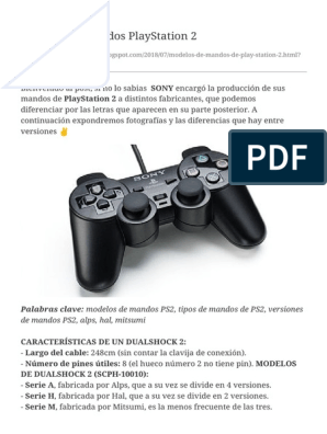 Modelos de Mandos PlayStation 1