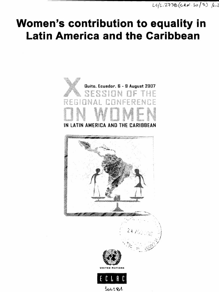 Women's Contribution To Equality in Latin America and The Caribbean ...