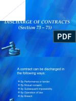 Discharge of Contracts