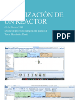 Optimización de Un Reactor