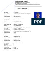 Biodata Mahasiswa: Universitas Nahdlatul Ulama Lampung