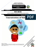 Concentration of Solutions: Sci-Box