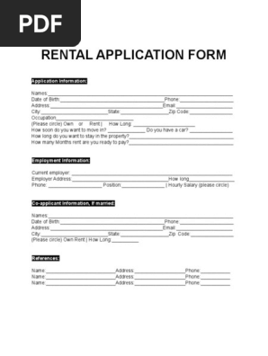 Rental Application Form (1)