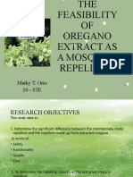 New2the Feasibility of Oregano Extract As A Mosquito 3