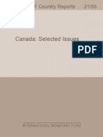 IMF Country Report - Canada Selected Issues