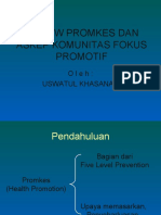 Review Promkes Dan Askep Fokus Promotif