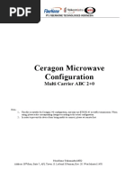 Ceragon Microwave Configuration Multi Carrier ABC 2+0