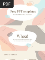 Free PPT Templates: Insert The Subtitle of Your Presentation