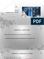 Experiment 04 Identification of Carboxylic Acid