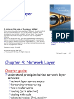 Network Layer: A Note On The Use of These PPT Slides