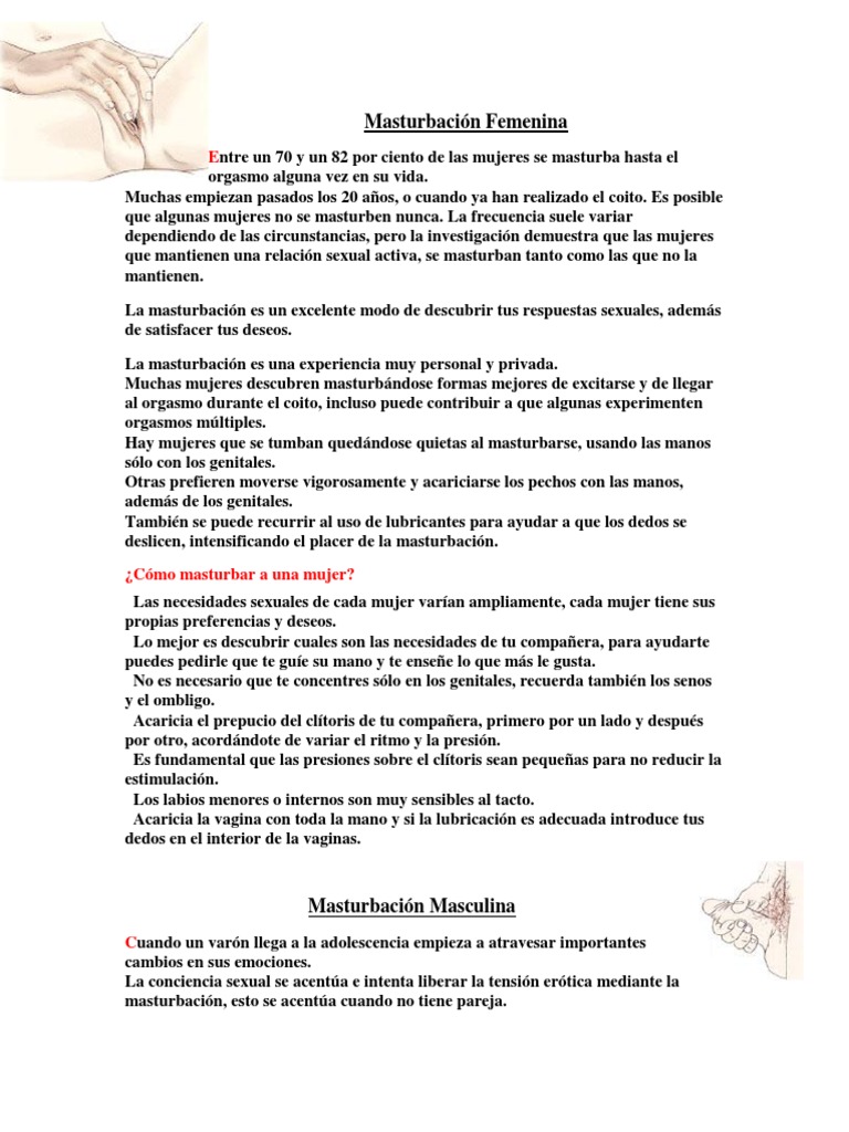 LA MASTURBACIoN | PDF | Masturbación