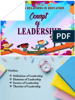 F - 1 Concept of Leadership