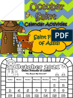St. Francis Calendar Activities