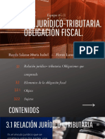 Relación jurídico-tributaria y elementos de la obligación fiscal