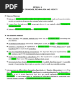 STS (Module 1, 2, 3)