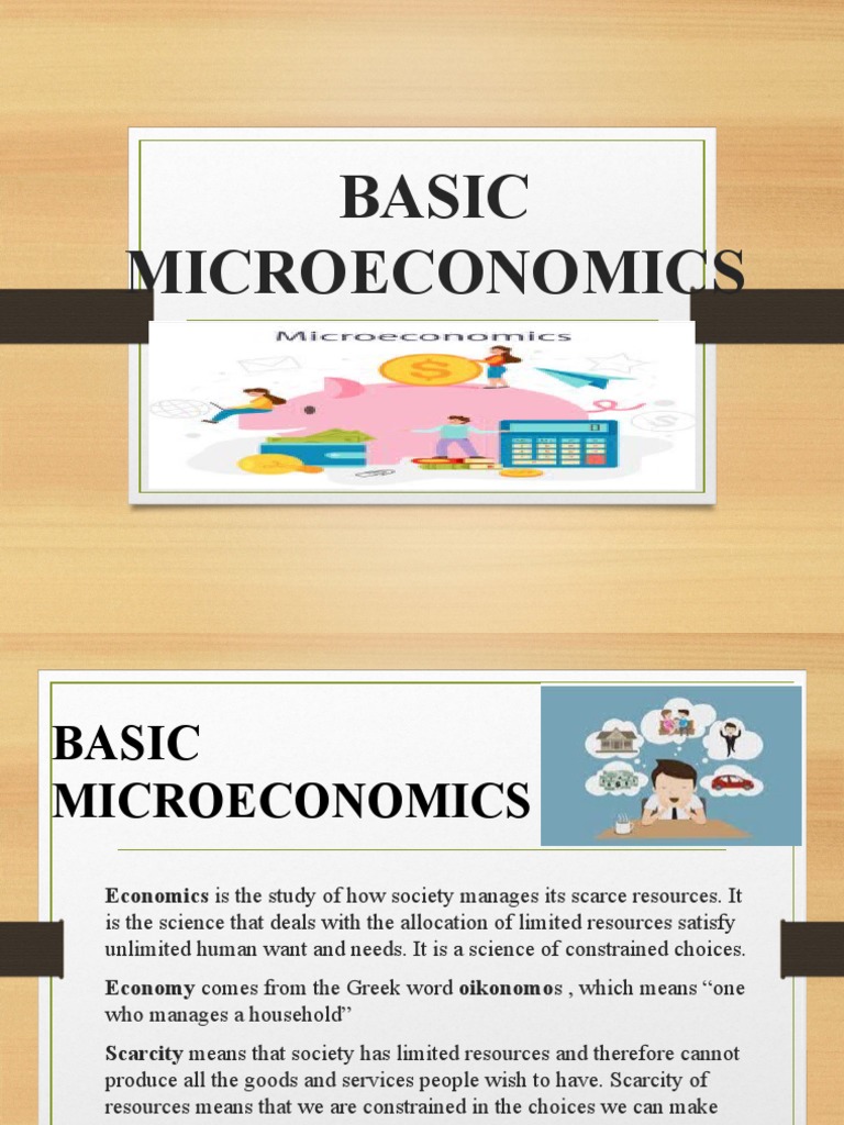 Introduction to Basic Microeconomics | PDF | Economics | Microeconomics