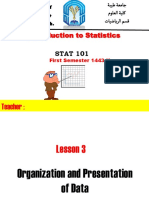 Introduction To Statistics: Teacher