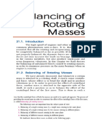 Balancing of Rotating Masses