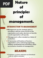 Principles of Management