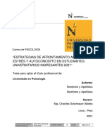 Estrategias de afrontamiento al estrés y autoconcepto en estudiantes universitarios