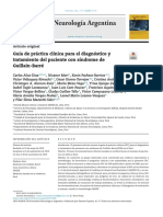 2019 Guía de Práctica Clínica para El Diagnóstico de Guillaín Barré - Alva