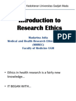 08.introduction To Research Ethics-Madarina Julia-MHREC (2015)