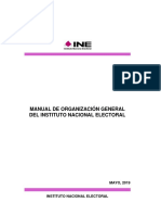 Manual de Organozacion General Del Ine