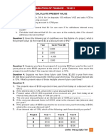 Calculating Present Value of Cash Flows