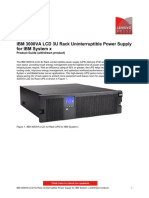 IBM 3000VA LCD 3U Rack Uninterruptible Power Supply For IBM System X