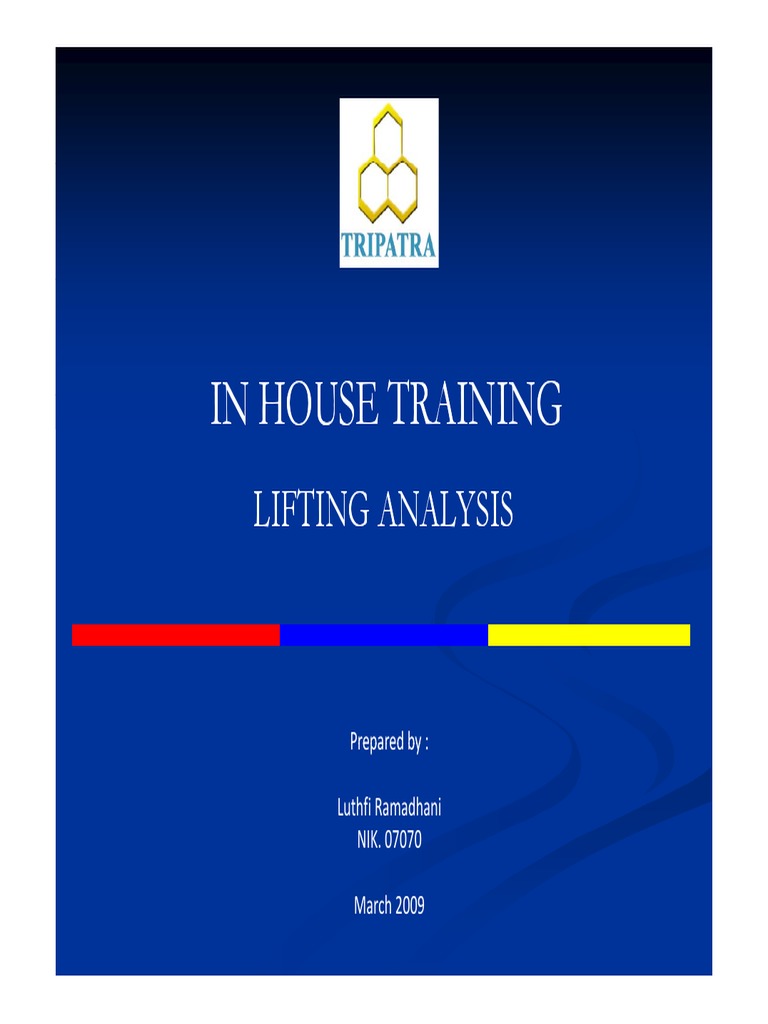 Lifting Analysis | PDF | Crane (Machine) | Stress (Mechanics)