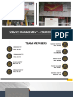 Service Management - Courier Industry