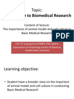 11.introduction To Biomedical Research-Supargiyono-Parasitology (27 April 2015)