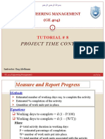 Project Time Control: Tutorial # 8