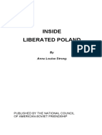 Inside Liberated Poland: by Anna Louise Strong