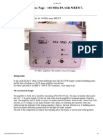 144 MHz PA