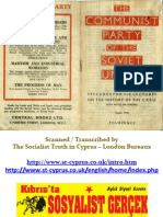 The Socialist Truth in Cyprus - London Bureaux