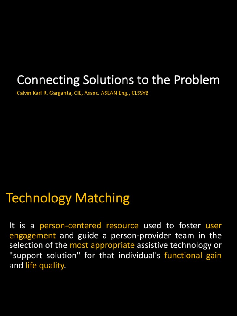 TECHENTREP (4) - P2 - Connecting Solutions To The Problem | PDF | Sales ...