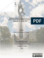 Yolombo 2020 PROCESOS Rediseño del manual de procesos del servicio farmacéutico de la ESE Hospital San Rafael del municipio de Yolombó 2020